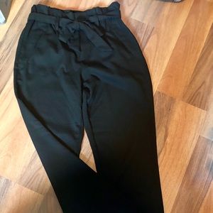 Zara paper bag waist pants